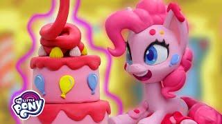 My Little Pony Stop Motion  Pat a Cake with Pinkie Pie | My Little Pony Cake