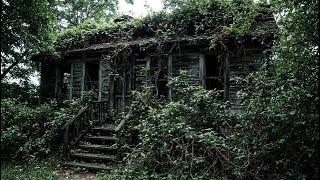 Clean up abandoned house, cut overgrown grass, remove scary parasitic plants