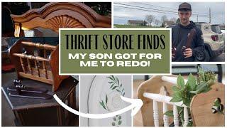 Thrift Store Makeovers ~ Furniture Makeovers~Thrift Store Finds~Repurposed Furniture~Furniture Flips