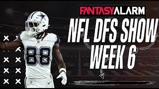 NFL DFS Week 6 DraftKings Top Picks & Example Lineups