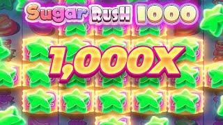 1000Х ЗА СПИН!!! ЧТО ЗА ДИКАЯ ПОЛЯНА!!! ЗАНЕС *** ЛЯМОВ В SUGAR RUSH 1000!!!