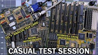 Test and try: A cool Analog/Digital VGA card and a couple PC motherboards