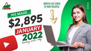 We made $2,895 in JANUARY 2022 LIVE PROOF - Easy Forex Pips