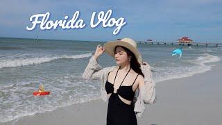 佛罗里达VLOG｜海上落日看海豚｜Tampa -Orlando- Clearwater｜划船看海牛吃｜动物园｜海洋馆