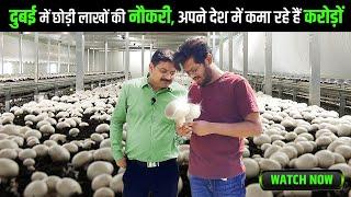 इंजीनियर से सीखो पैसे छापना | Farming is also science | Process of growing fresh mushrooms in India