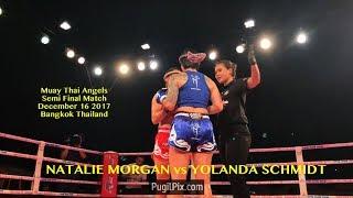 Muay Thai Angels Semi Final Natalie Morgan vs Yolanda Schmidt