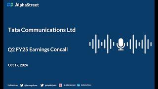 Tata Communications Ltd Q2 FY2024-25 Earnings Conference Call