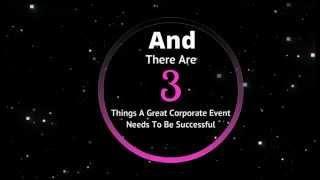 Eight Great Reasons To Host A Corporate Event