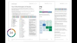 How To Use Your CliftonStrengths 34 Report