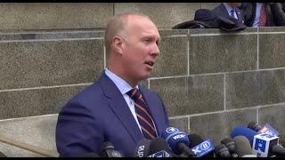 Harvey Weinstein Trial: Victims' Lawyer Douglas Wigdor Addresses Reporters Outside Courthouse 1/6/20