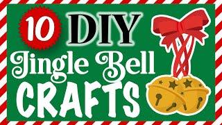 10 EASY Jingle Bell Crafts! SUPER CUTE Christmas Dollar Tree Decorations & Ideas!