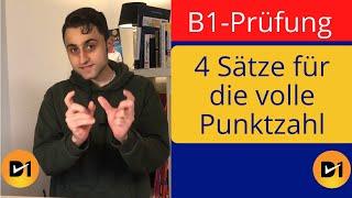 B1-Prüfung - sich vorstellen - Prüfungstraining