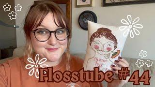 Flosstube #44: Stitching for Friends and More Finishes!