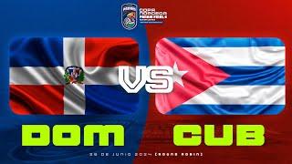 REPUBLICA DOMINICANA VS CUBA - COPA NORCECA PANAM FINAL SIX 2024