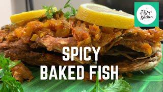 Baked Fish Recipe | Baked Barramundi Recipe | How to bake Fish | Spicy Seafood Recipes | Fish Recipe