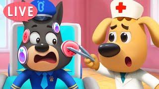 LIVE | Dobie is Allergic | Good Eating Habits | Safety Rules for Kids | Cartoon | Sheriff Labrador