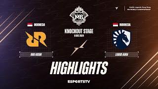 RRQ Hoshi vs Team Liquid ID HIGHLIGHTS M6 World Championship | TLID vs RRQ ESPORTSTV