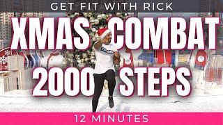 Christmas Combat Walking Workout | 2000 steps | Family friendly workout