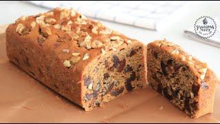 Delicious Dates & Walnut Moist Cake Recipe