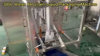 380L Water Ressitant Liquid Packaging Machine,Auto Salad Sauce Packing Machine ,Sauce Filling