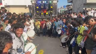 Laggam aye Lagam aye song by a Dasrath pad band at kondapochamma Jatara 2025 org by boina Sai Yadav