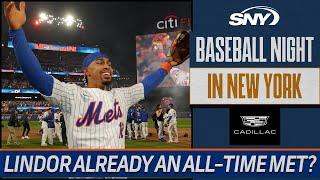 Where does Francisco Lindor rank among all-time Mets players?  | Baseball Night in NY | SNY