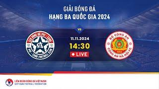  Trực tiếp: Trẻ PVF-CAND - Trẻ Công an Hà Nội | 11.11 | Giải bóng đá hạng ba quốc gia 2024