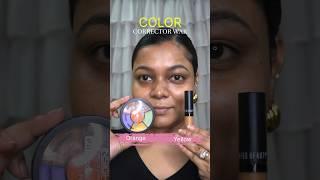 *Color corrector WAR* ORANGE  or YELLOW ⁉️ #shortsfeed #makeup