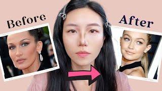 how to make a long face look shorter with makeup | 4 tips