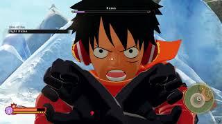 One Piece World Seeker - Luffy vs Kuzan Admiral Gear 4 Boss Fight on Island