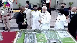 PM Modi visits Deoghar Airport building