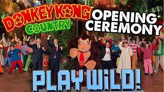 Donkey Kong Country Eve Ceremony at Universal Studios Japan.