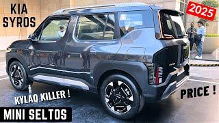 New Kia Syros 2025 Premium SUV - Latest Features, New Interiors | Kia Syros HTX+ (O) Top Model 2025