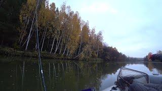 Иж. Рыбалка в новом месте. Спиннинг с лодки. Осень. Relax DICTATOR.