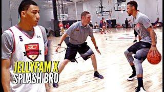 Steph Curry x JellyFam Jahvon Quinerly Getting BETTER! Workout Drills & Scrimmage at #SC30Select