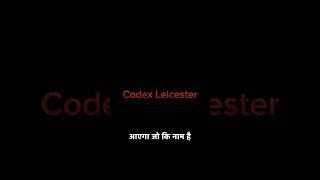 Codex Leicester Book #shorts #book#future