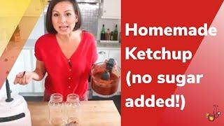 Homemade *No Sugar Added* KETCHUP! #ketchup #homemadeketchup #condiment #ketchuprecipe #tomatoes