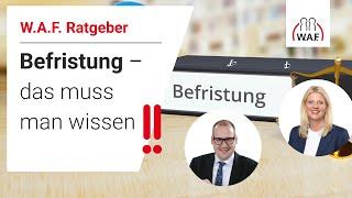 Befristung – das muss man wissen | Betriebsrat Video