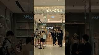 Happy luxury brands shopping in Bangkok Thailand