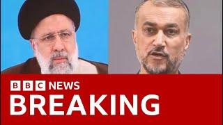 Iran’s President and Foreign Minister feared dead in helicopter crash | BBC News