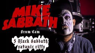 5  Black sabbath satanic riffs  - Mike Sabbath drum Cam