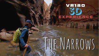 Relaxing River Hike: The Narrows - Zion National Park - Nature ASMR High Resolution Travel VR180/360