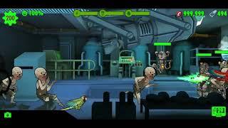 Fallout Shelter - Maxed Out Vault Defense (Deathclaws, Raiders and Ghouls Attack)