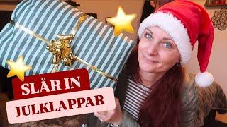 Slår in och visar barnens julklappar -Del 1