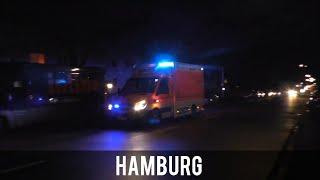 RTW 24 S MHD mit Alarm ins BWK Hamburg