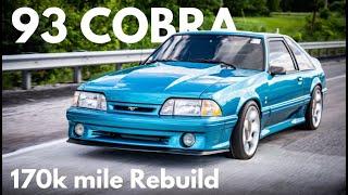 TIRED 93 Cobra Foxbody Mustang gets new life at 170k miles