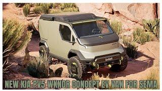 Swiss Army Knife on Wheels | New Kia PV5 Wkndr Concept EV VAN for SEMA