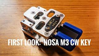 First Look:  N0SA M3 CW Key