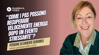 Come un Pas può velocemente recuperare energia dopo un evento stressante?