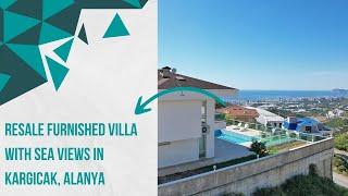 Detached Duplex Villa with Magnificent Sea Views in Kargıcak, Alanya | TERRA Real Estate ®